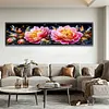 Peony-11CT Stamped Cross Stitch 135*40cm/53.15*15.75in(Big Size)