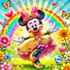 Minnie Full DIY 5D Round Drill Diamond Painting Kits for Adults/Beginners Home Decor Diamond Dots Paintings Picture Arts Craft 30x30cm