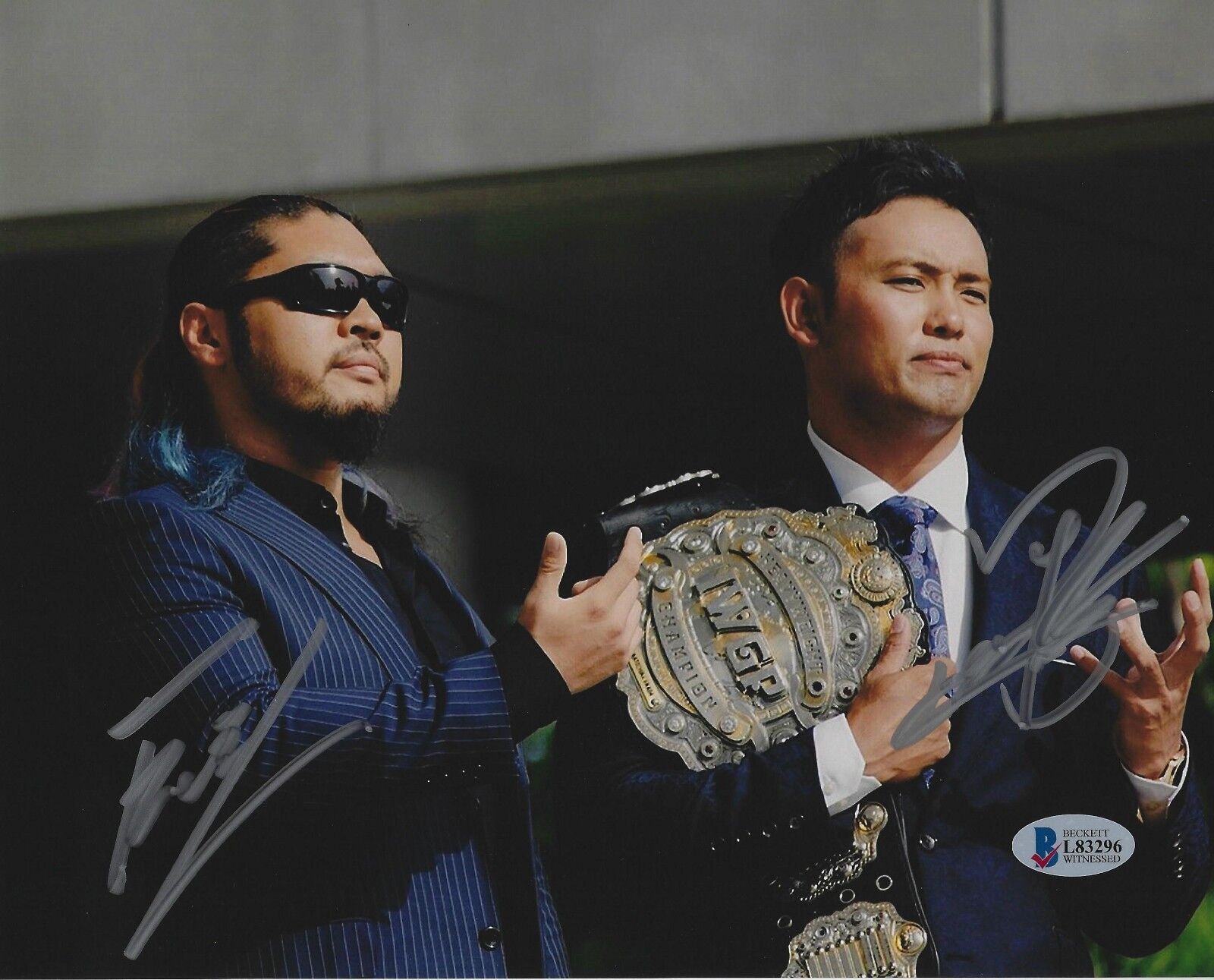 Kazuchika Okada & Evil Signed 8x10 Photo Poster painting BAS Beckett COA New Japan Pro Wrestling