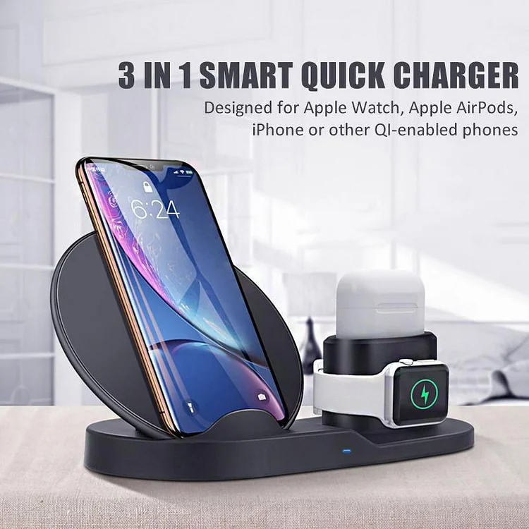 3 in 1 Wireless Charging Station | 168DEAL