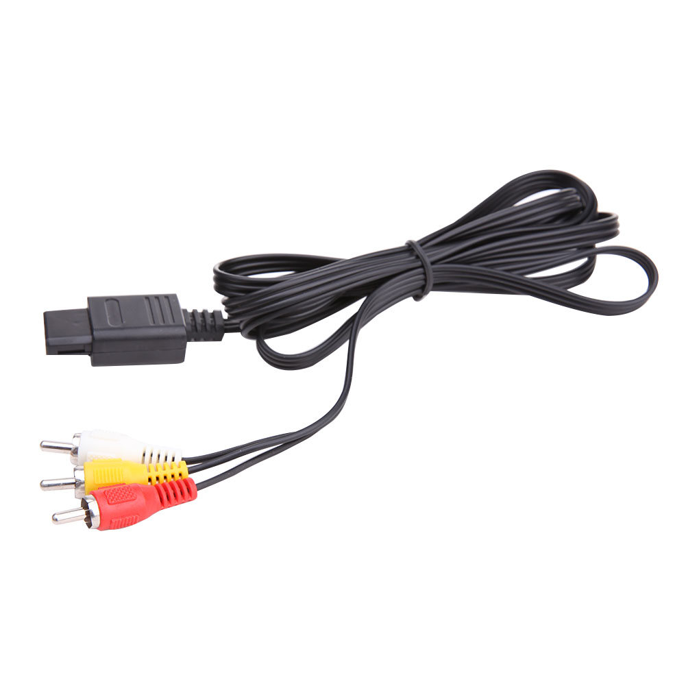 

AV Audio Video A/V TV Cable Cord for Nintendo 64 N64 GameCube NGC SNES SFC, 501 Original