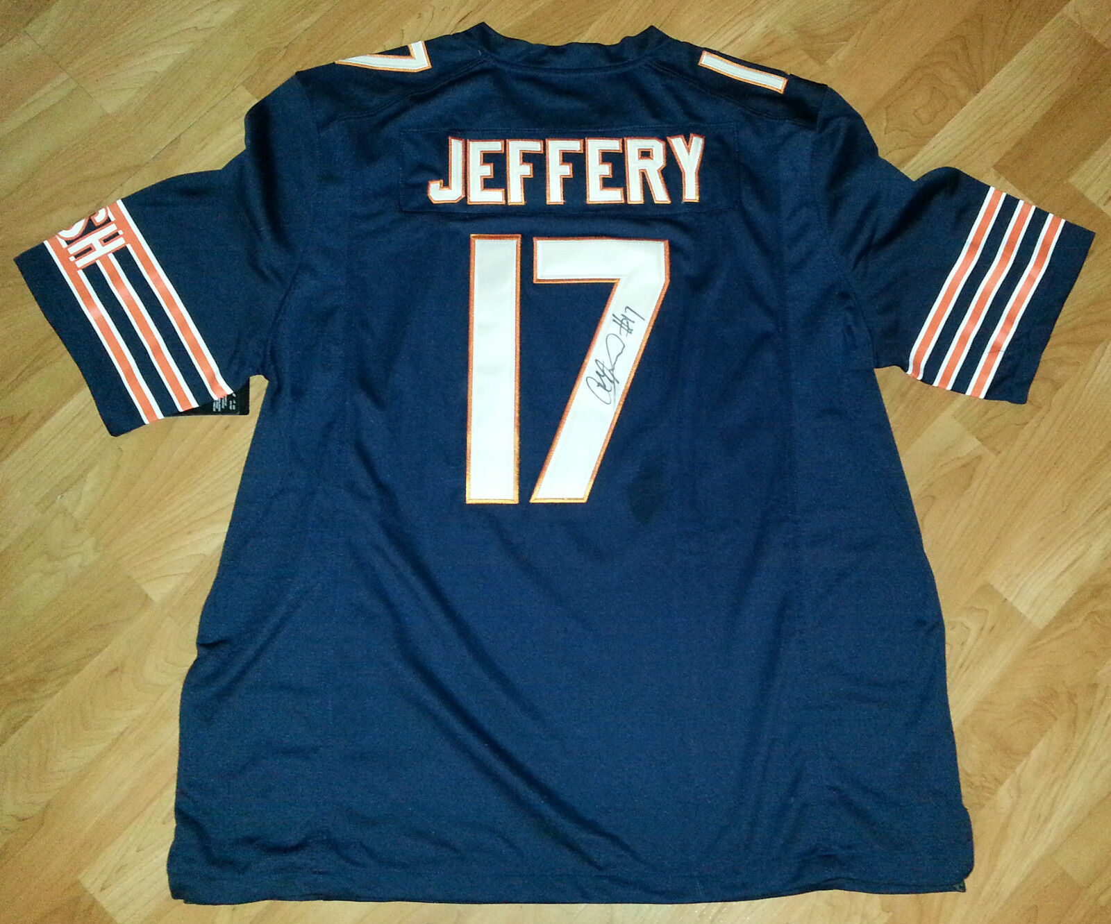 ALSHON JEFFERY 'CHICAGO BEARS' RECEIVER PHILADELPHIA EAGLES SIGNED JERSEY *COA