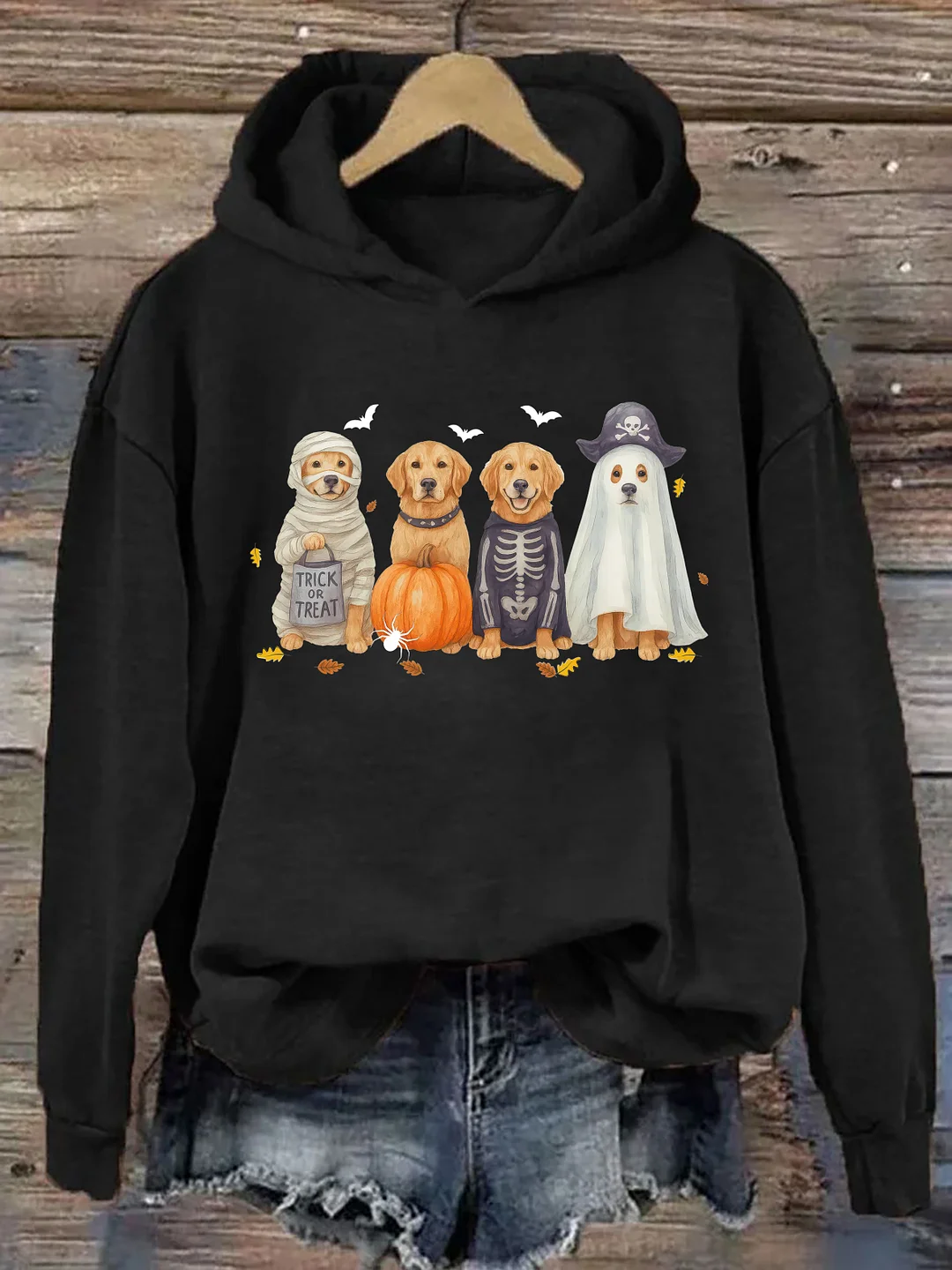 Halloween Golden Retriever Hoodie