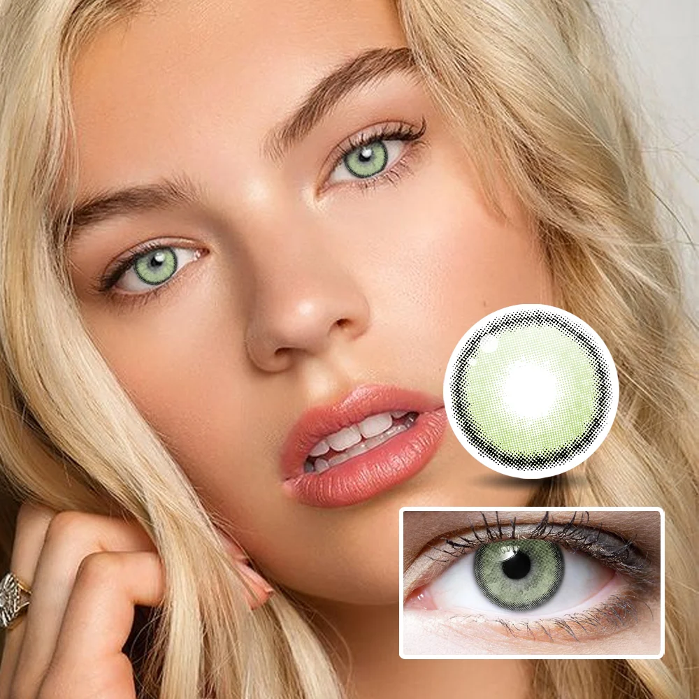 dark green contact lenses