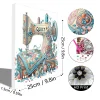 (Pre-Framed)Sewing Mechine-Special Shape Diamond Painting Kit(25x25cm)
