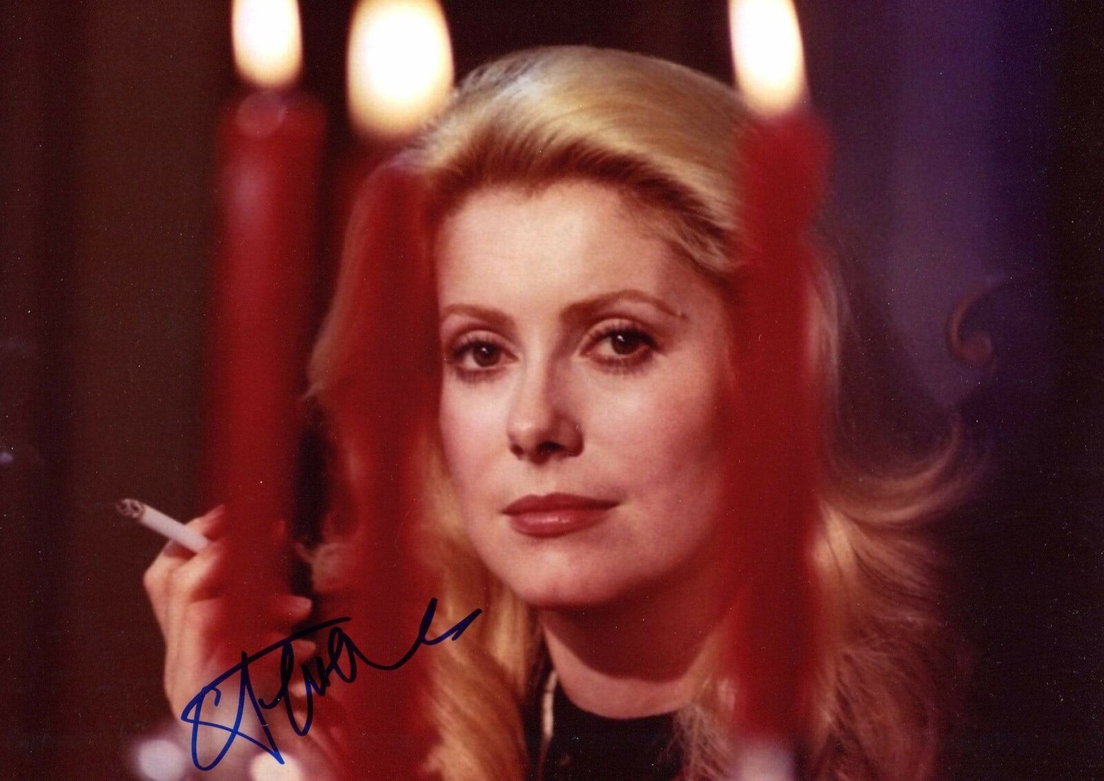 Catherine Deneuve ACTRESS autograph, In-Person signed Photo Poster painting