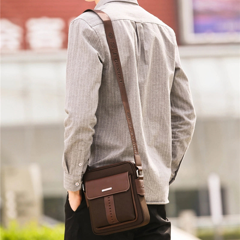 Business Men’s Briefcase Canvas Handbag Oxford Hand File Business Work Computer Bag Large Capacity Men’s Bag