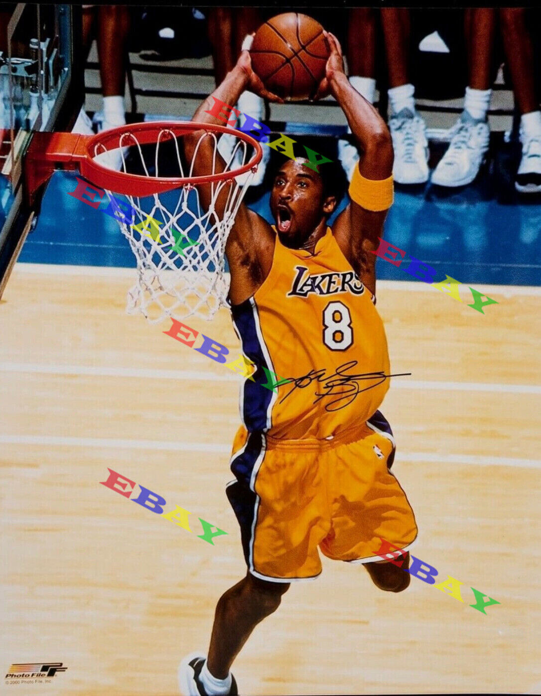 KOBE BRYANT LAKERS Signed Autographed 8x10 Photo Poster painting Reprint