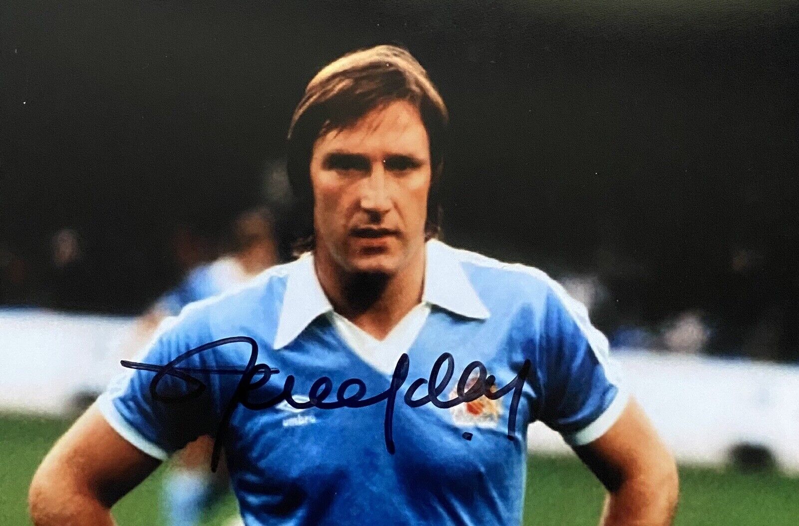 Steve Daley Genuine Hand Signed Manchester City 6X4 Photo Poster painting 2