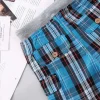 Kid Baby Boy Blue Plaid Shorts Beach Short Cotton Sports Pants