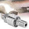 2Pcs 1/4 High Pressure Washer Quick Connector External Thread Pipe Hose Adapter