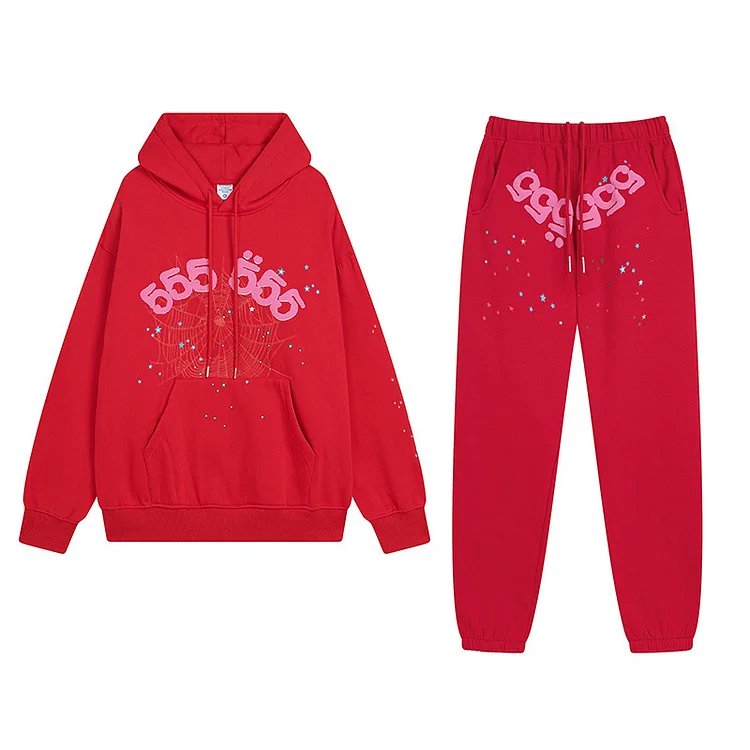 Red Sp5der 555 Tracksuit