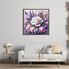 Rose Butterfly - 11CT Stamped Cross Stitch - 45*45cm - Flower
