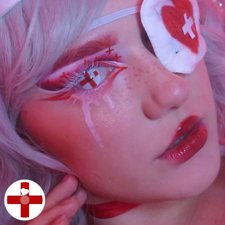 Red Cross Contact Lenses