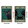 2pcs - Black Cat - Vintage Metal Signs(8*12Inch)  - Cat