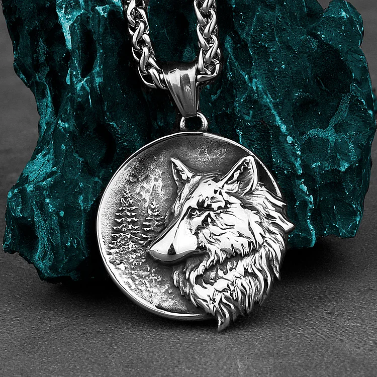 Rare Ancient Wolf Necklace