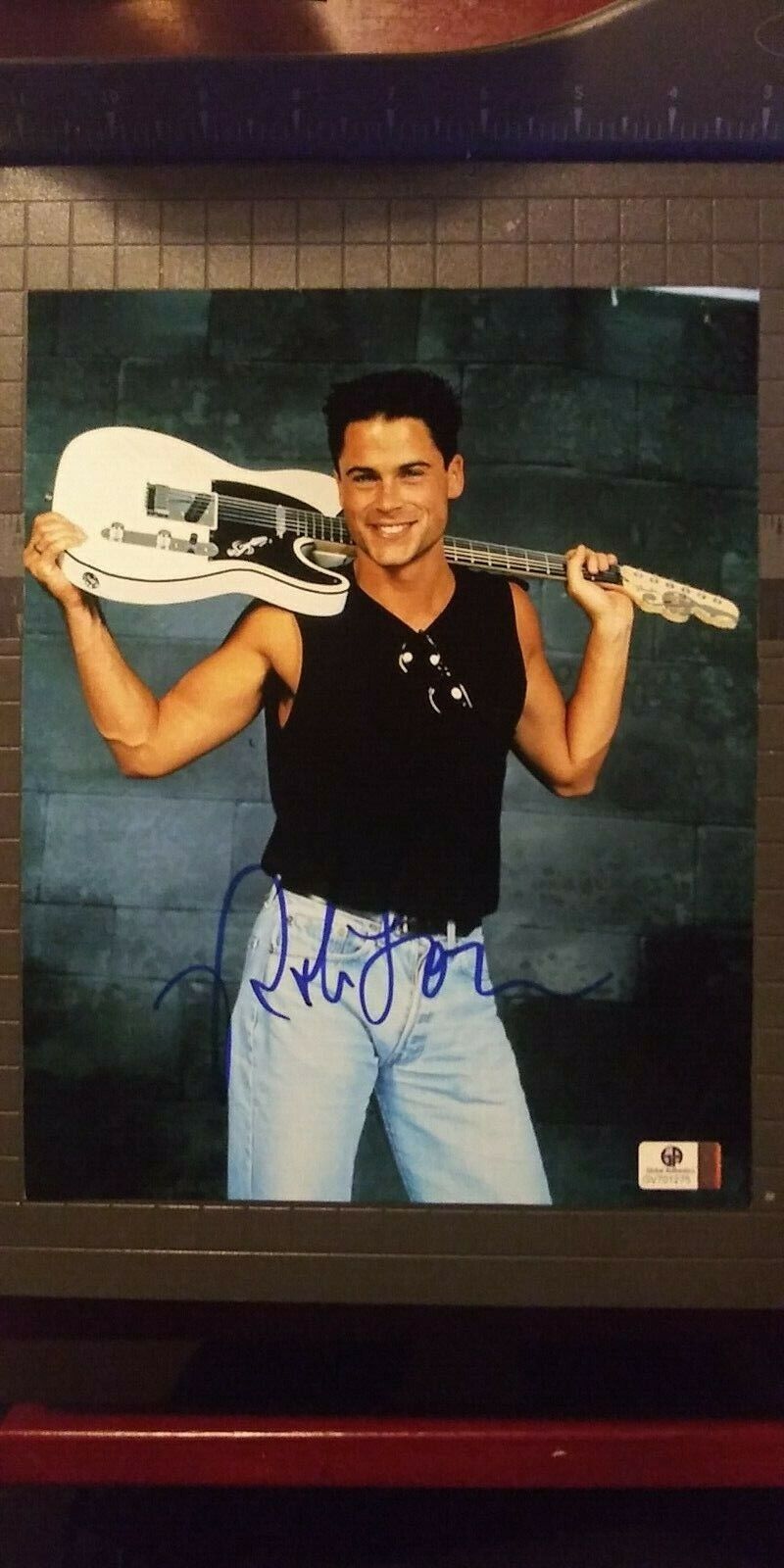 Rob Lowe signed 8x10 COA GAI