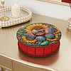 DIY Wooden Diamond Art Painting Storage Box Kit with Rotate Lid Diamond Art Painting Holder Box for Adults Beginners Home Office Decor