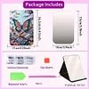 DIY Diamond Art Shiny Crystal Mirror Lightweight Standing Mirror (Butterfly)