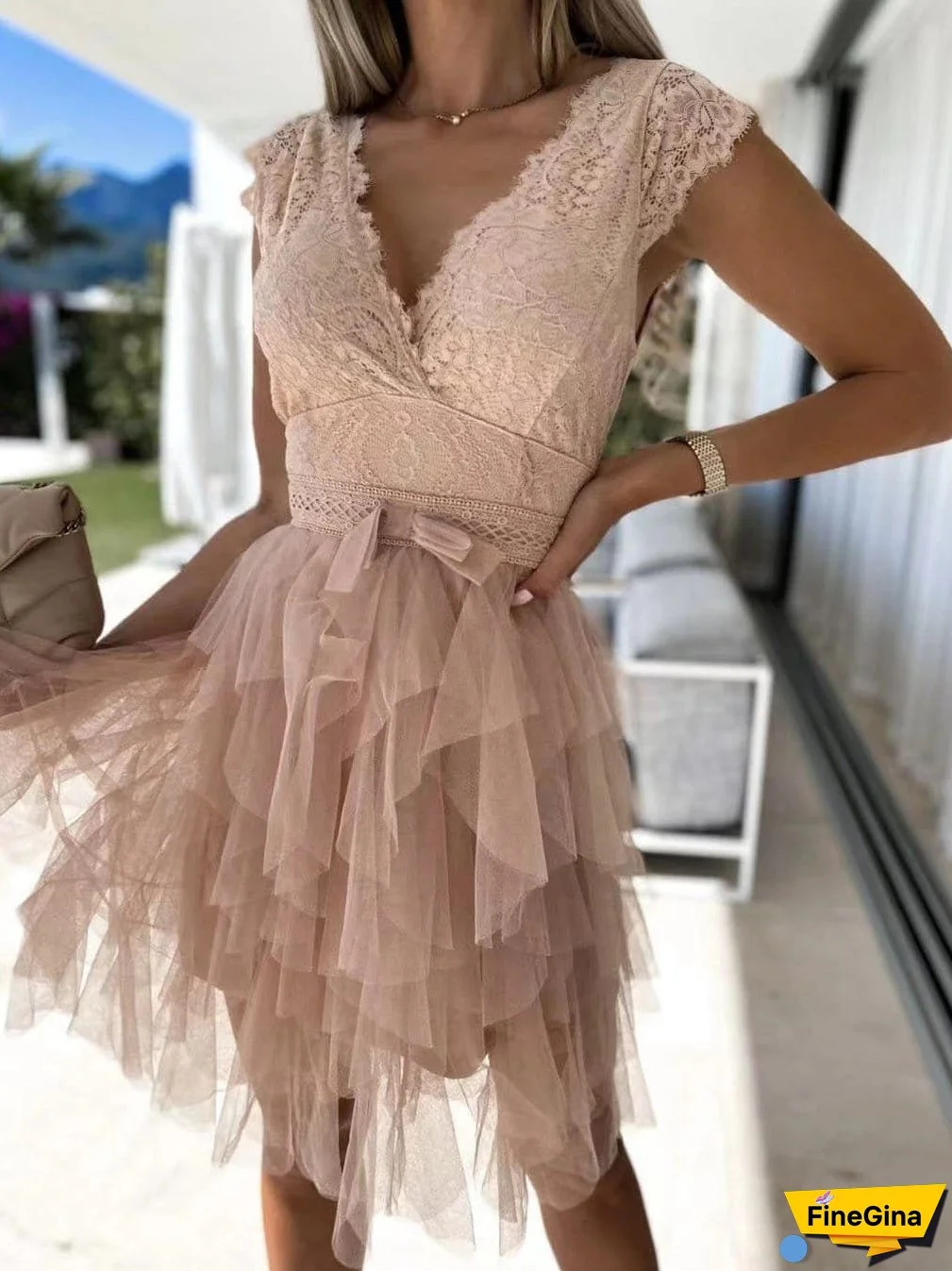 White Linen Dress