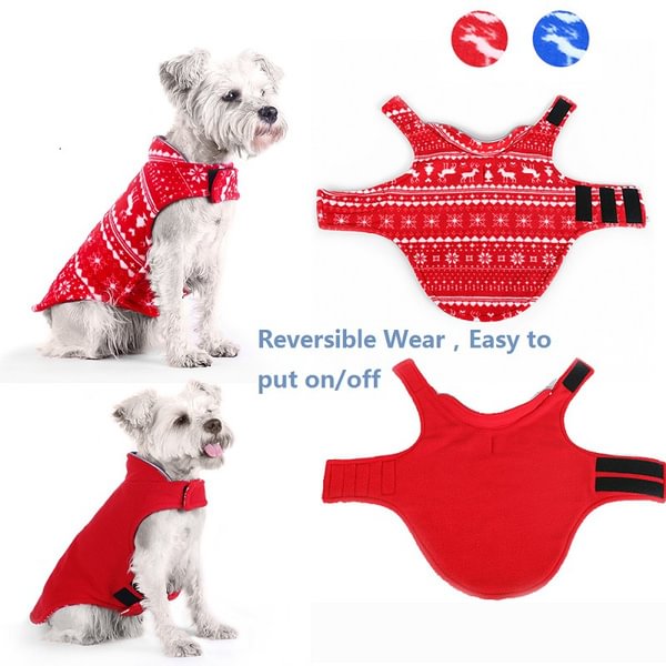 Quality New GN Warm Christmas Pattern for Dogs Clothing Jacket,Reflective Pet Dog Party Coat Cloth Festival Outfit for Small Medium Large Dogs - Shop Trendy Women's Fashion | TeeYours