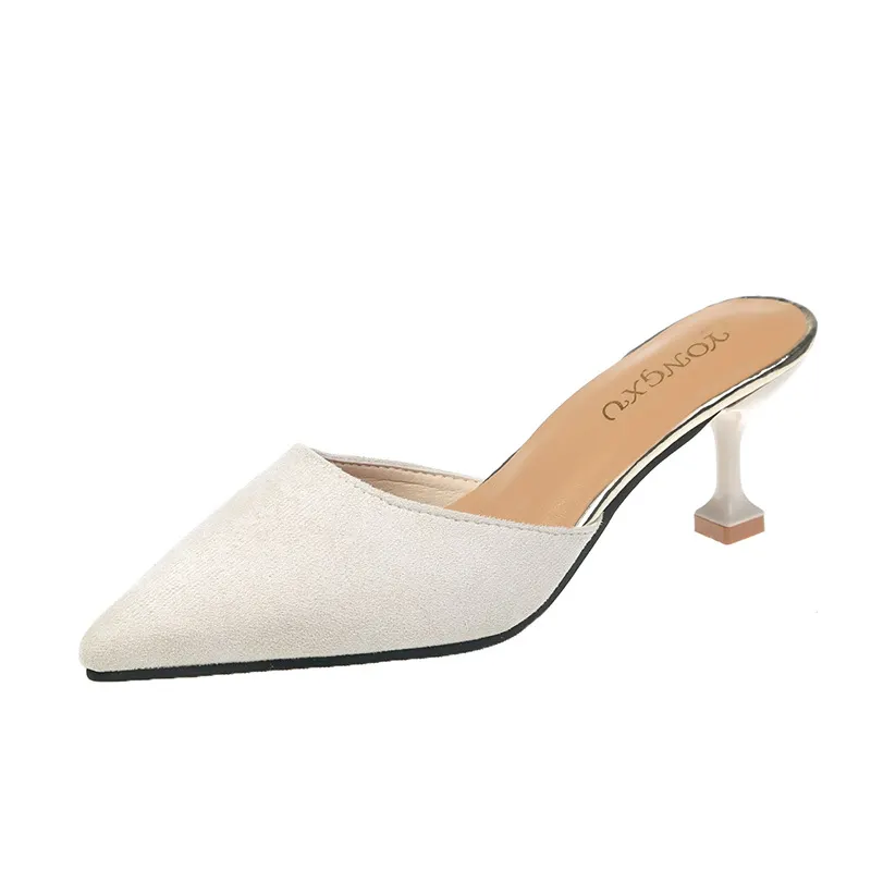Breakj Breakj Women's Sandals Women's Fine Heel 2025 New Summer Women's Shoes Fashion High Heel Cool Slippers Women Wear Heel