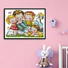 >SALE<Cross Stitch Kits Cotton Cross Stitch for Adults Kids (Happy Family)
