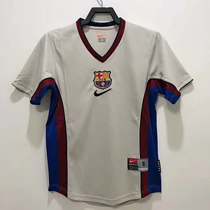 1998/1999 Retro Barcelona Away Football Shirt 1:1 Thai Quality