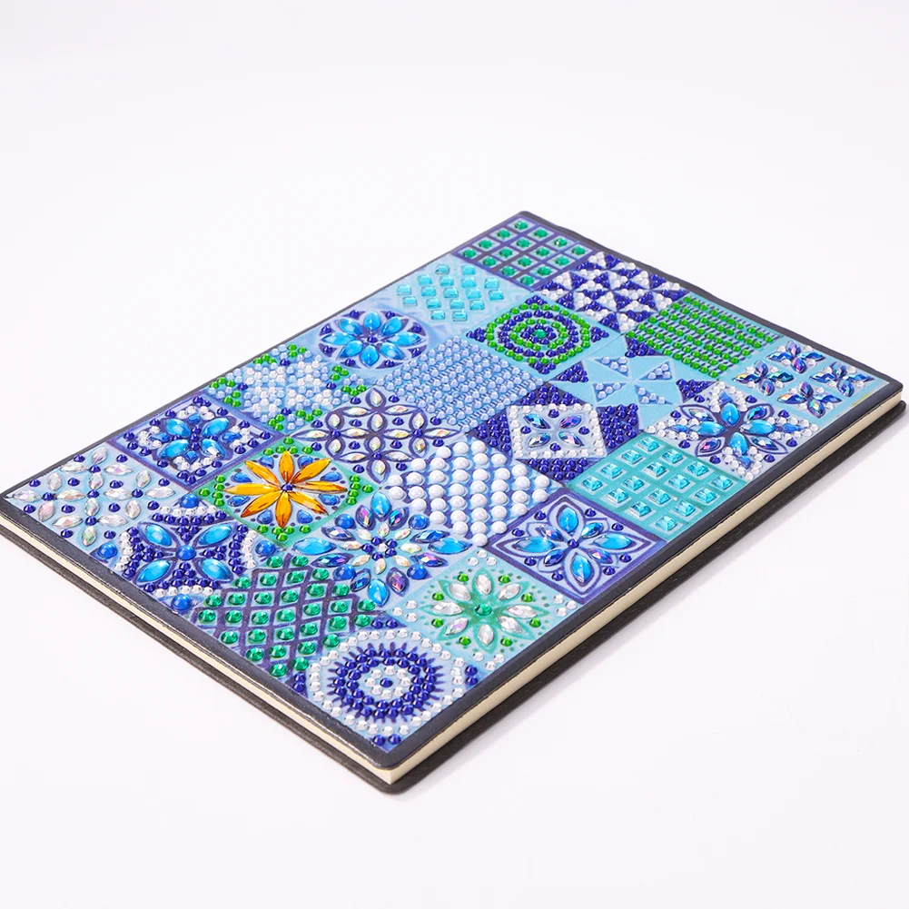 50 Pages A5 Mandala Special Shape Drill Notebook 【No Strip】