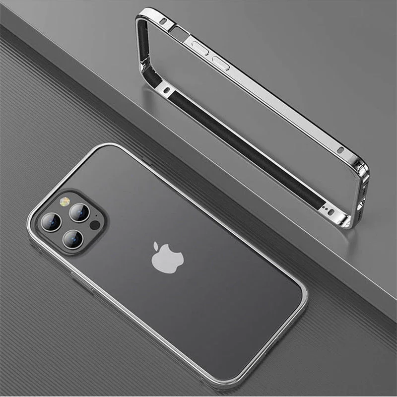 Metal Frame Apple Straight Edge Ultra-thin Protective Case