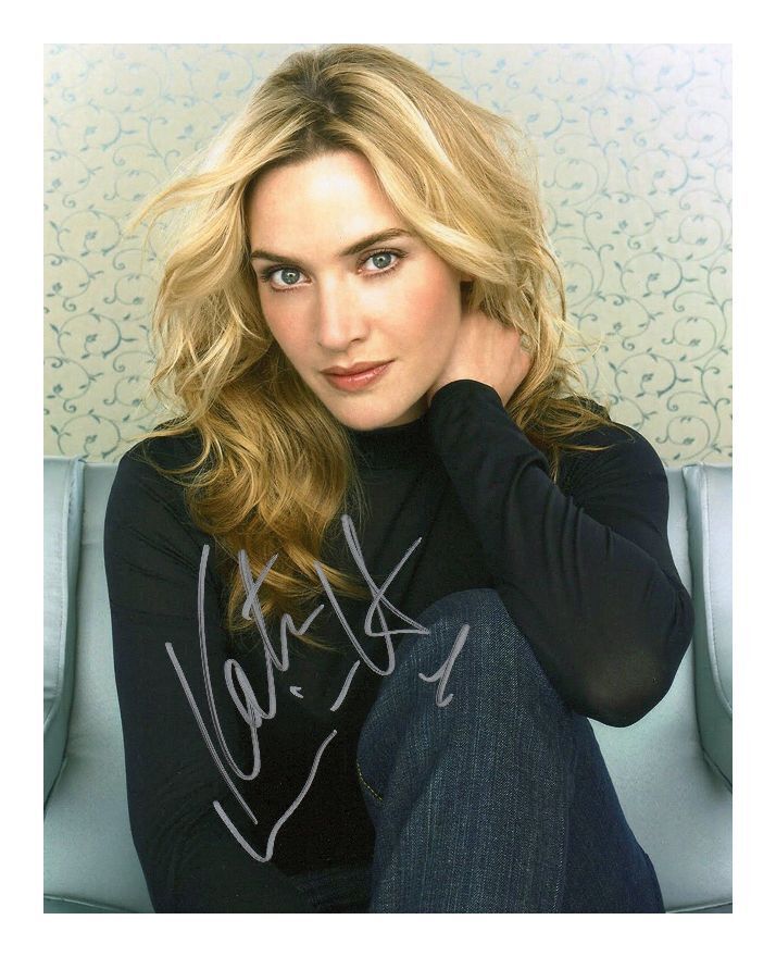 KATE WINSLET AUTOGRAPHED SIGNED A4 PP POSTER Photo Poster painting PRINT