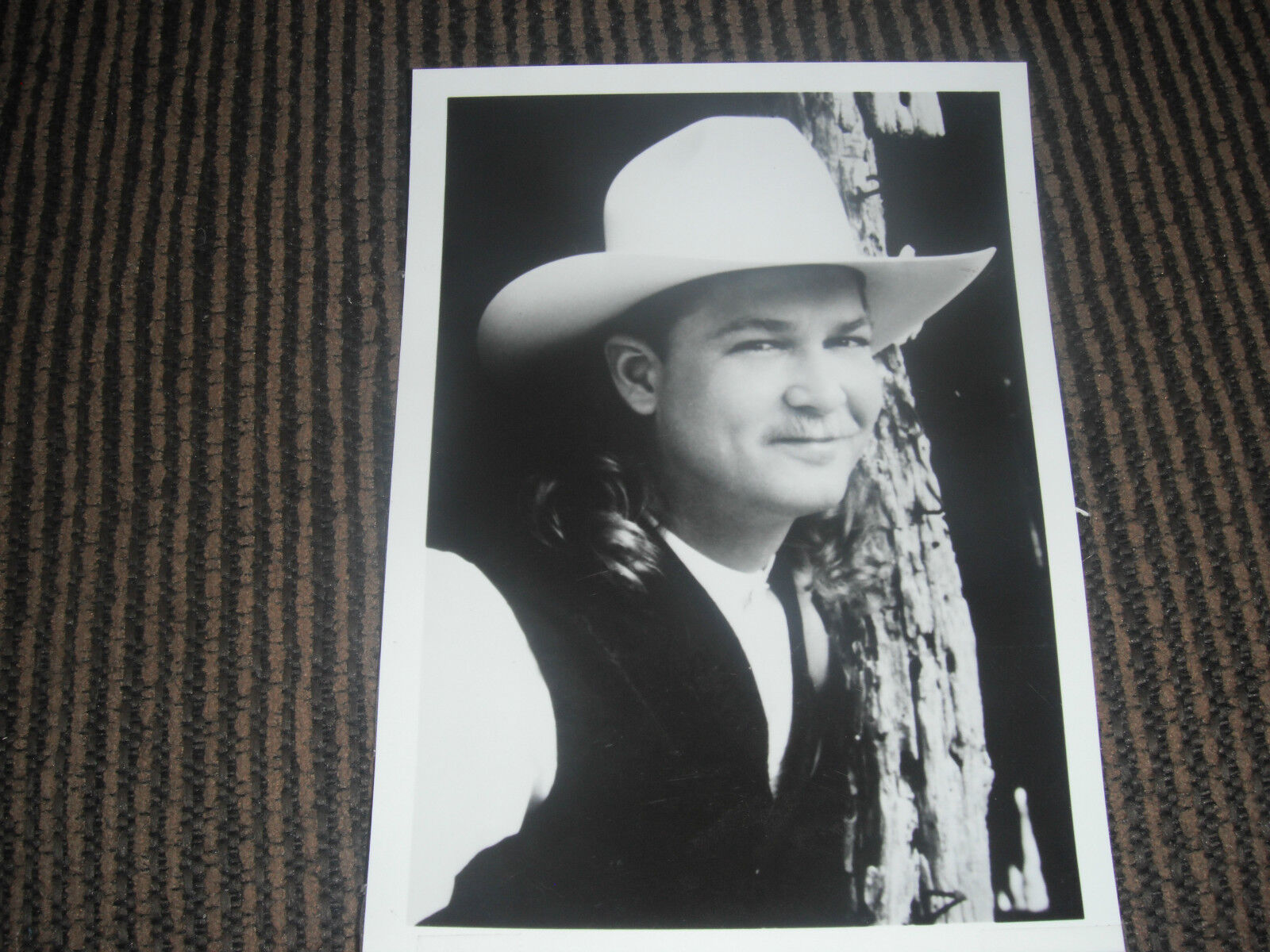 Tracy Lawrence Country Music 5x7 B&W Publicity Photo Poster painting Promo