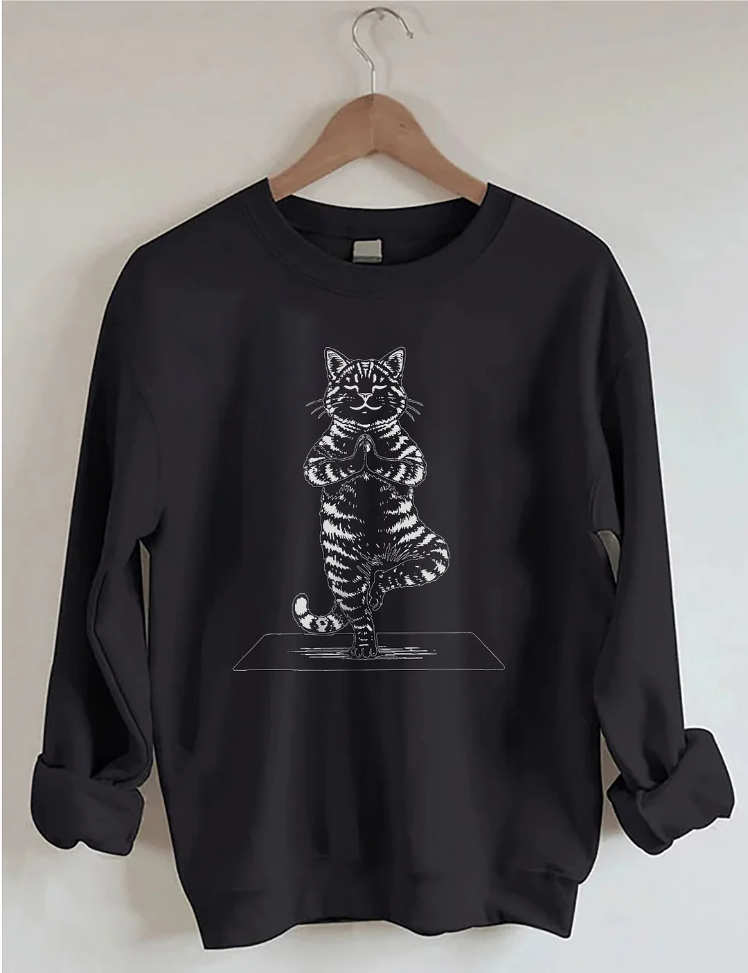 Meditation Yoga Cat Sweatshirt