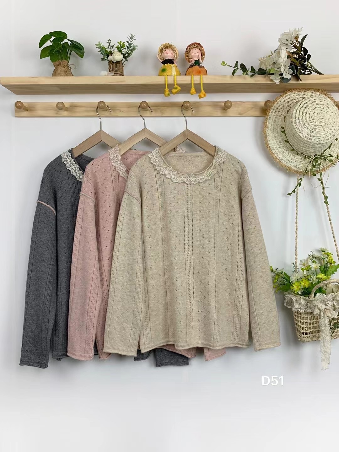 Chicfifth Sweater Women Winter Long Sleeve High Quality Autumn Vintage Top Knitted Cardigan