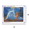 Lions And Beauties | Full Round Diamond Painting Kits
