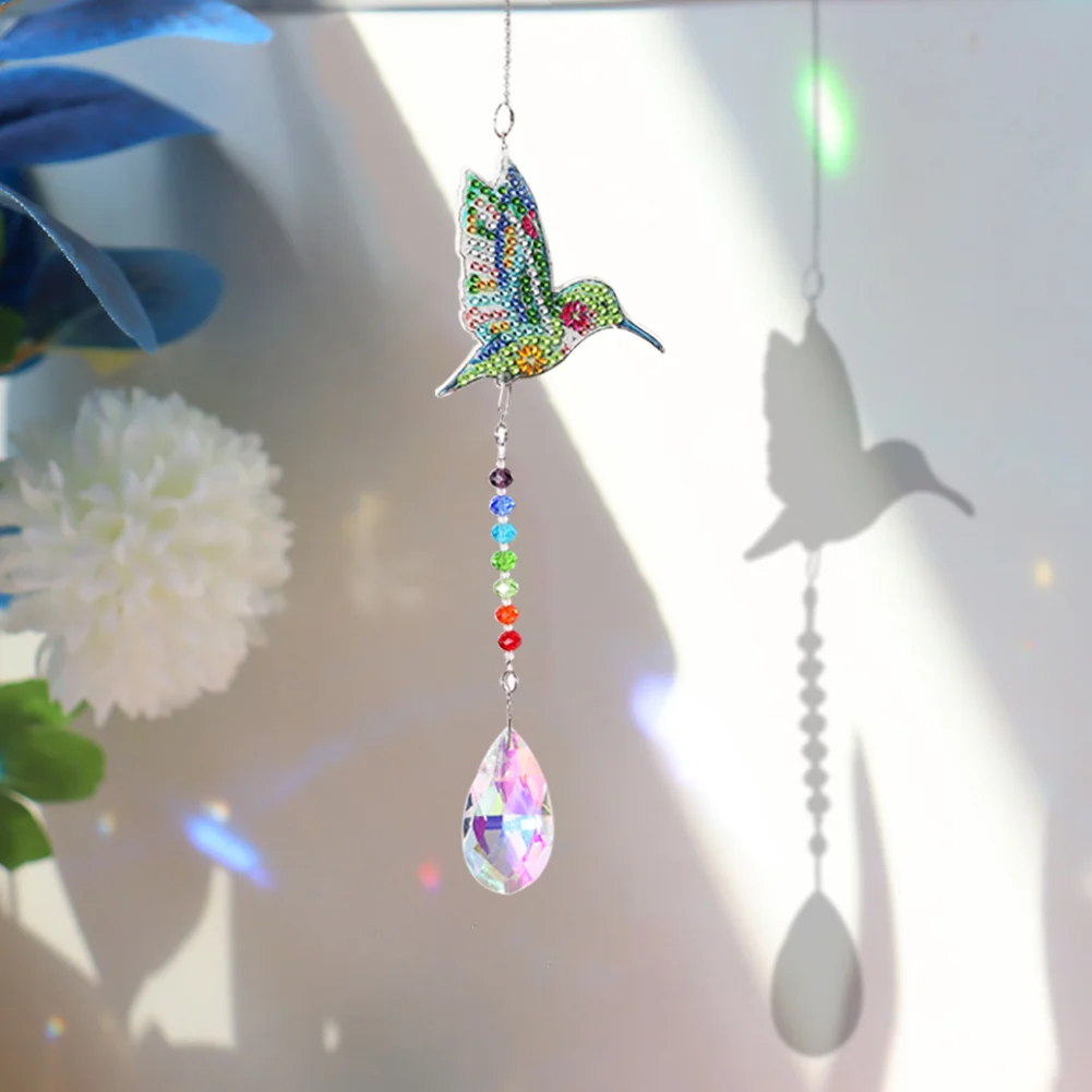 DIY Diamond Painting Sun Catcher - Bird