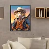 Diamond Painting-DIY Full Round Drill Cowboy Squirrel