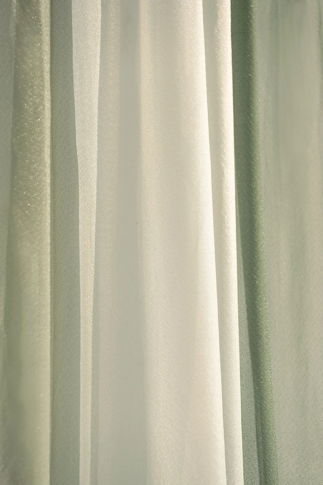 Sheer Backdrop Curtain Panels 14.5" x 10ft (Set of 8) - 4 Colors