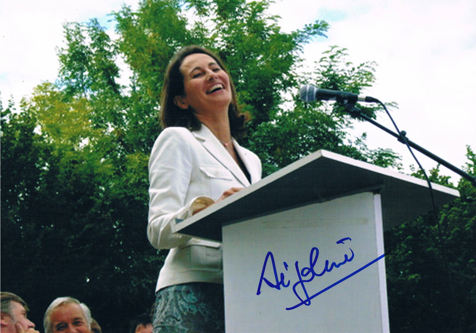 France Minister Ségolène Royal 1953- autograph signed Photo Poster painting 8x12