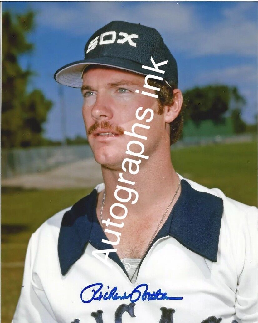 Rich Wortham autographed 8x10 Chicago White Sox Topps Vault#1