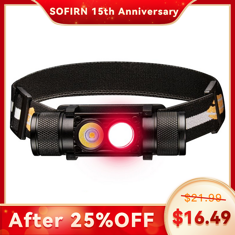 H25LR(D25LR) LED Rechargeable 660nm Deep Red Headlamp