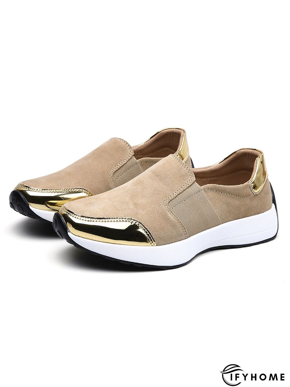 Casual Color Block Slip On Walking Shoes | IFYHOME