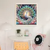Peacock Spreads Its Tail-11CT Stamped Cross Stitch 50*50cm/19.69*19.69in