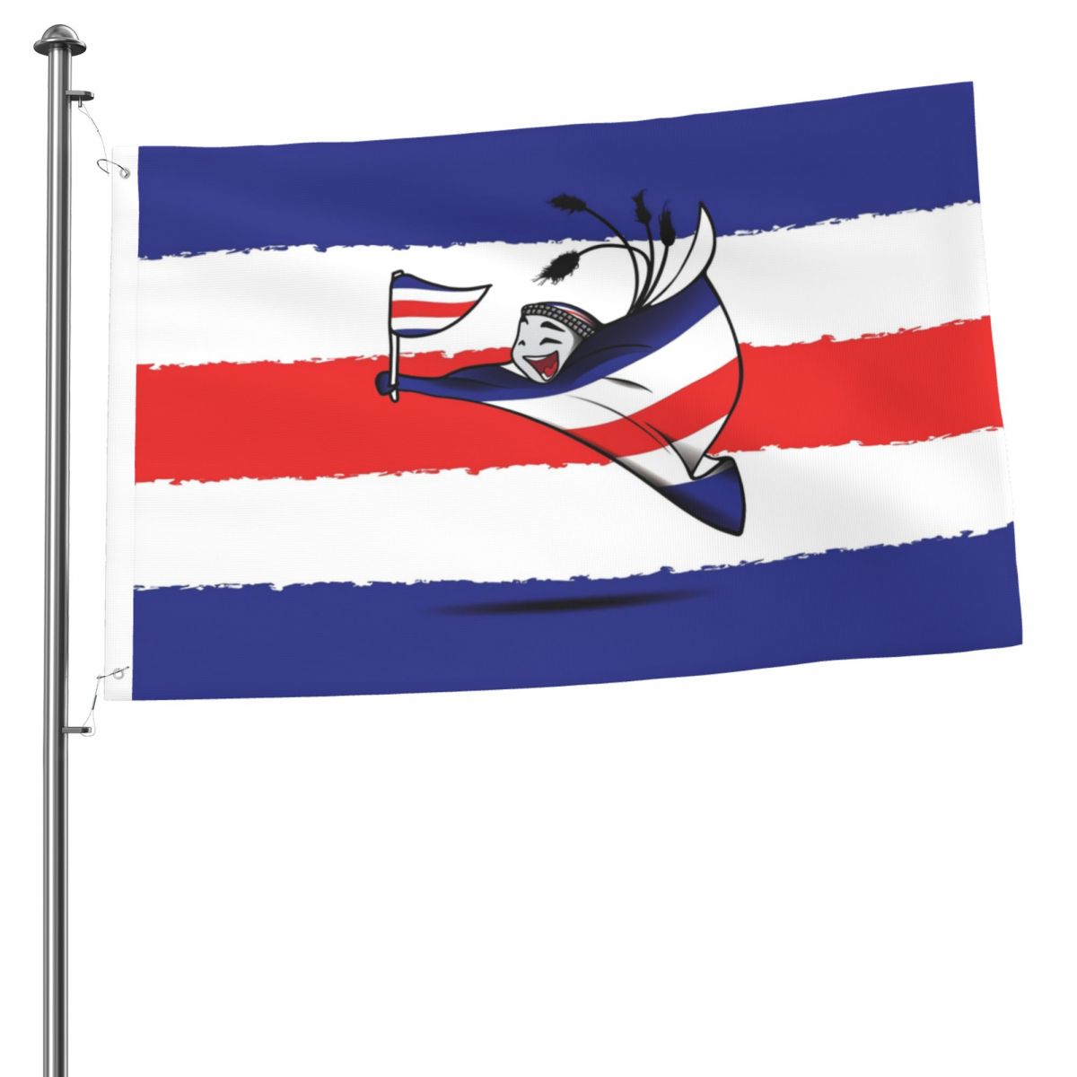 Costa Rica World Cup 2022 Mascot 2x3FT Flag