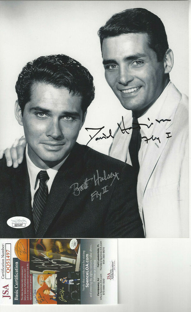 THE FLY David Hedison & Brett Halsey  autograph 8x10  Photo Poster painting  JSA Certified