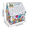 DIY Diamond Painting Special Shape Desktop Cabin Calendar Organizer Box Kit(Heart Flower)