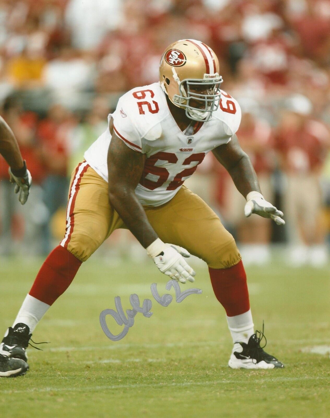 CHILO RACHAL SIGNED SAN FRANCISCO 49ers 8x10 Photo Poster painting