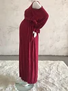 Maternity Photoshoot V neck Pregnant Maxi Gown Dresses
