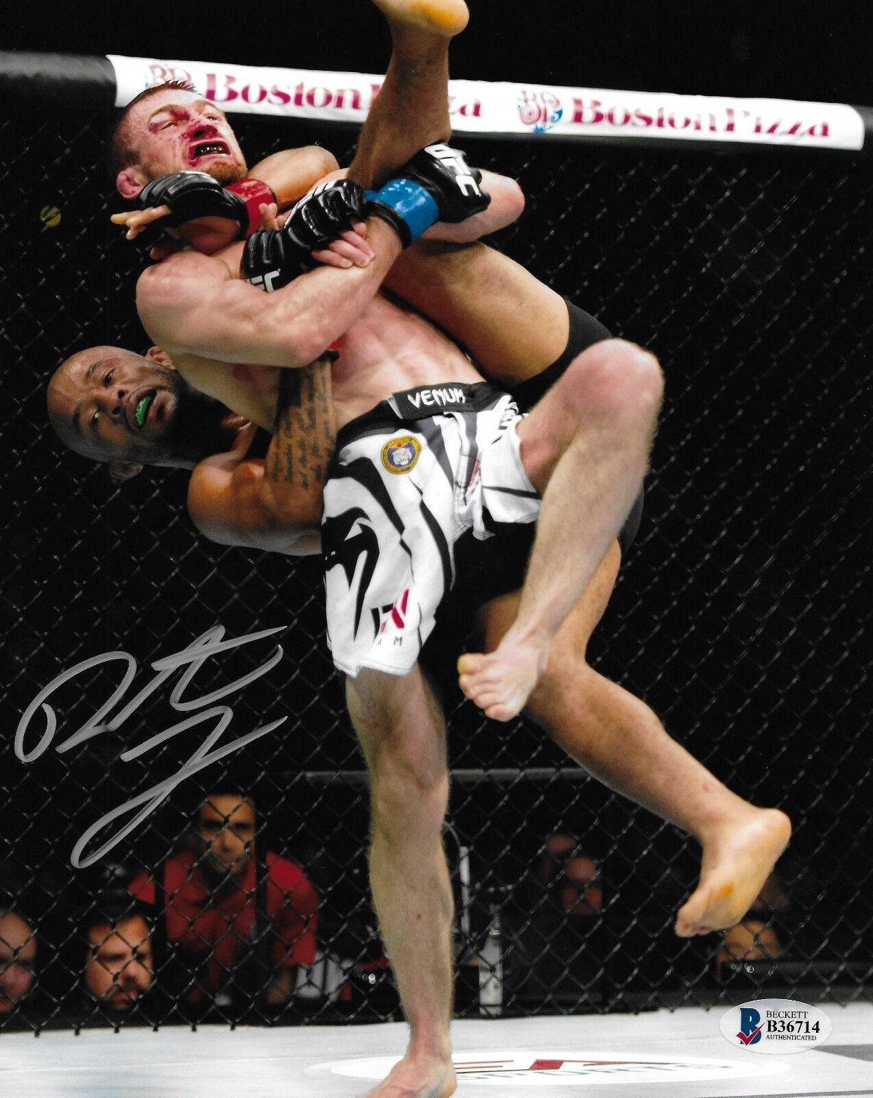 Demetrious Johnson Signed 8x10 Photo Poster painting BAS Beckett COA UFC 174 Picture Autograph 1