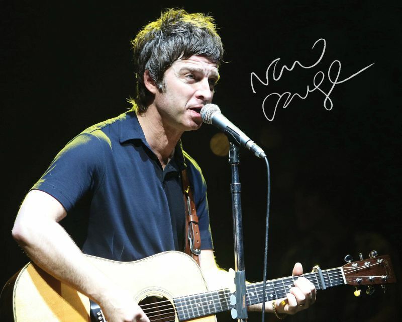 Noel Gallagher Autograph Signed Photo Poster painting Print